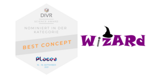 Badge DIVR Best Concept und WizARd Logo