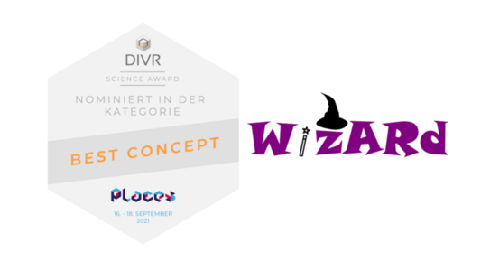 Badge DIVR Best Concept und WizARd Logo