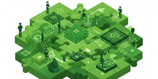 Fiktive Darstellung eines Plattformökosystems