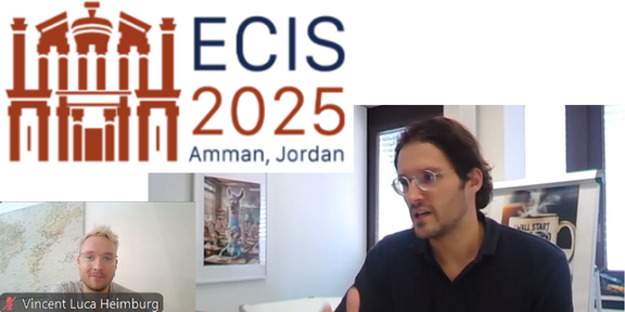 Vincent Heimburg und Kay Hönemann nehmen an der ECIS Konferenz teil