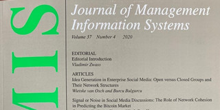 Cover of the Journal of Management Information Systems Cover of the Journal of Management Information Systems